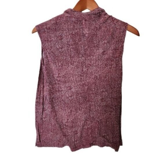 Cabi‎ Raspberry Knit Print V Neck Business Tee Top size M Medium - Picture 9 of 12